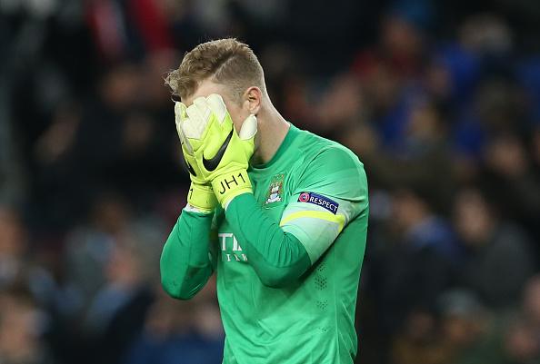 Futbool_Fotos's tweet photo. No te tapes Joe Hart, tuviste una actuación MEMORABLE en el Camp Nou. http://t.co/l3yU8zHVM5