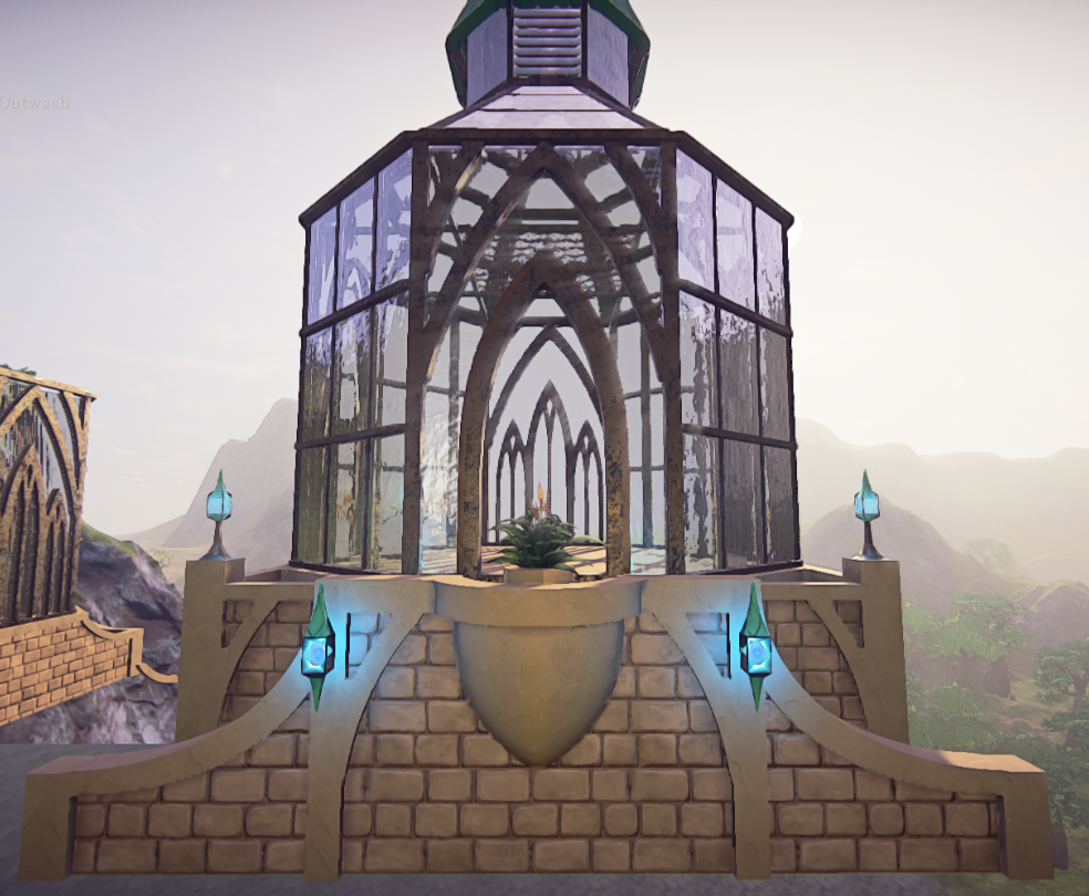 Numbiki's tweet photo. Settled on a front and back base I like + lamps. #Landmark #Qeynos #WorkshopShow Search gallery for Dhalia. http://t.co/4HcojF59g5