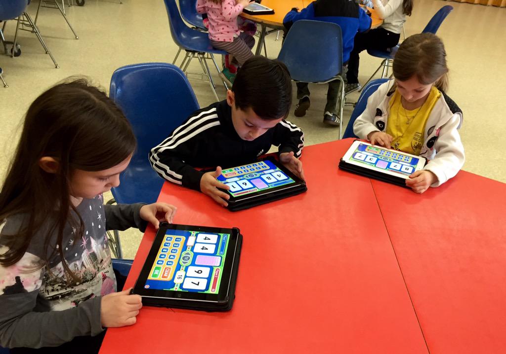iPads in the classroom! A full class set in use thanks to the PTO and all our donors!!!