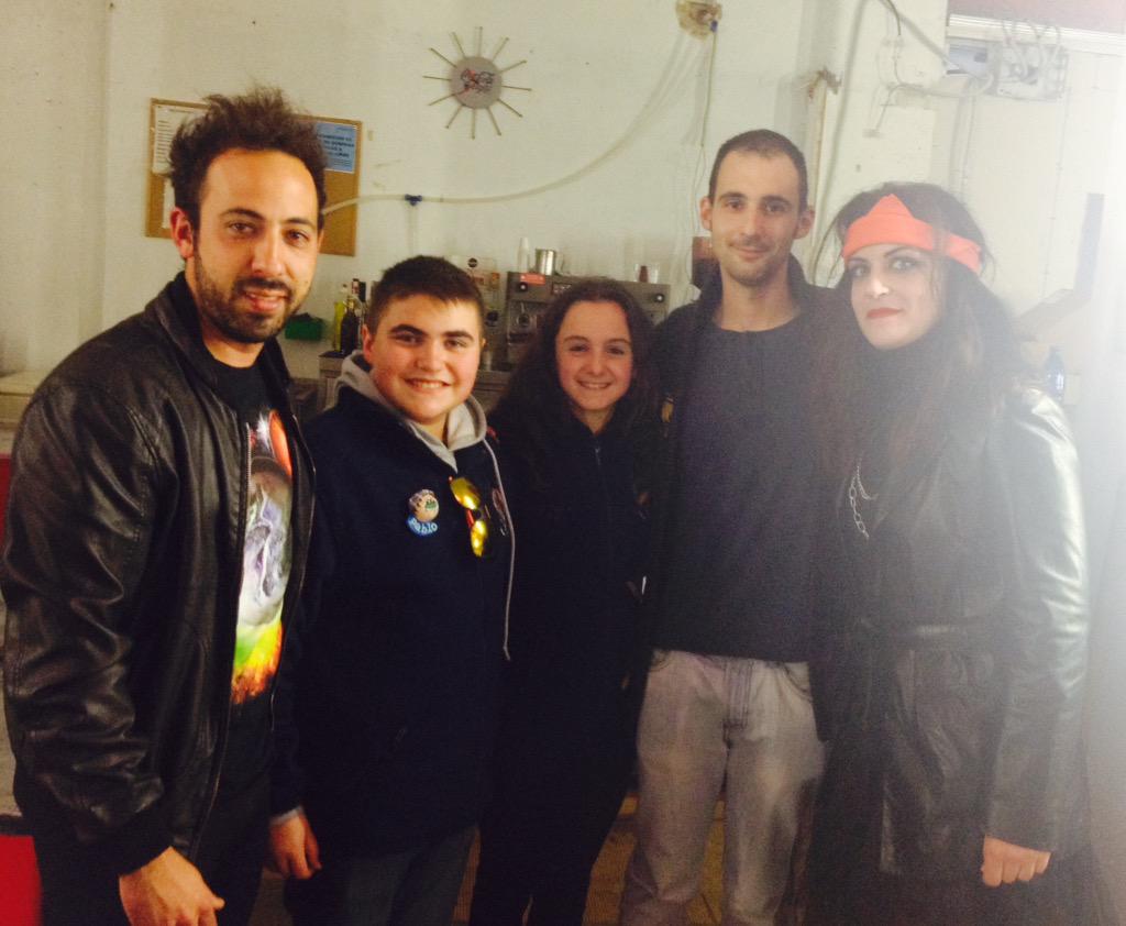 Gracias <a href="/FernandoFoix/">Fernando Foix</a> por tu asistencia a cenar hoy con nosotros! #campeones #SomDama #Falles15