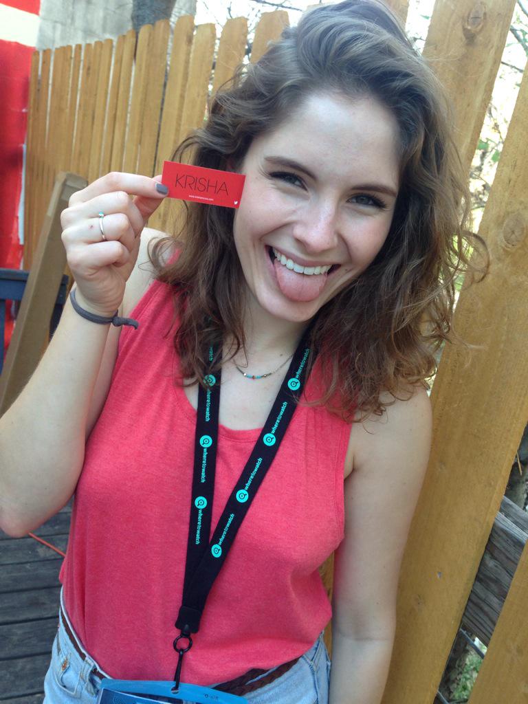 Hanging w/ @oliviapplegate, one of the amazing cast members of the #SXSW Grand Jury Award winning film <a href="/krishamovie/">KRISHA</a>