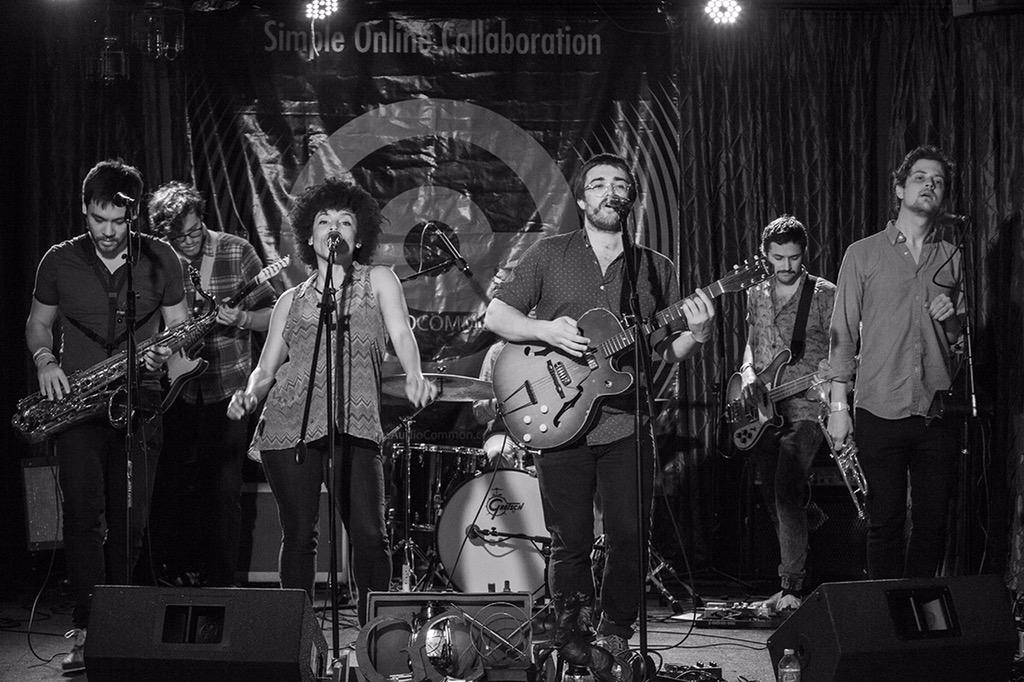 audiocommon's tweet photo. Loving the sound coming from @greatcaesarband at @ATXBrassHouse #AudioCommonSXSW http://t.co/Bq25lvlASh