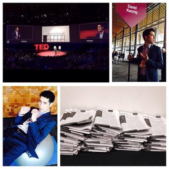 davidkwong's tweet image. I can’t believe it’s been one year. Thank you @ted, @TEDchris, @nytimes &amp;amp; @Will_Shortz! #TED2014 #TED2015 @TEDTalks