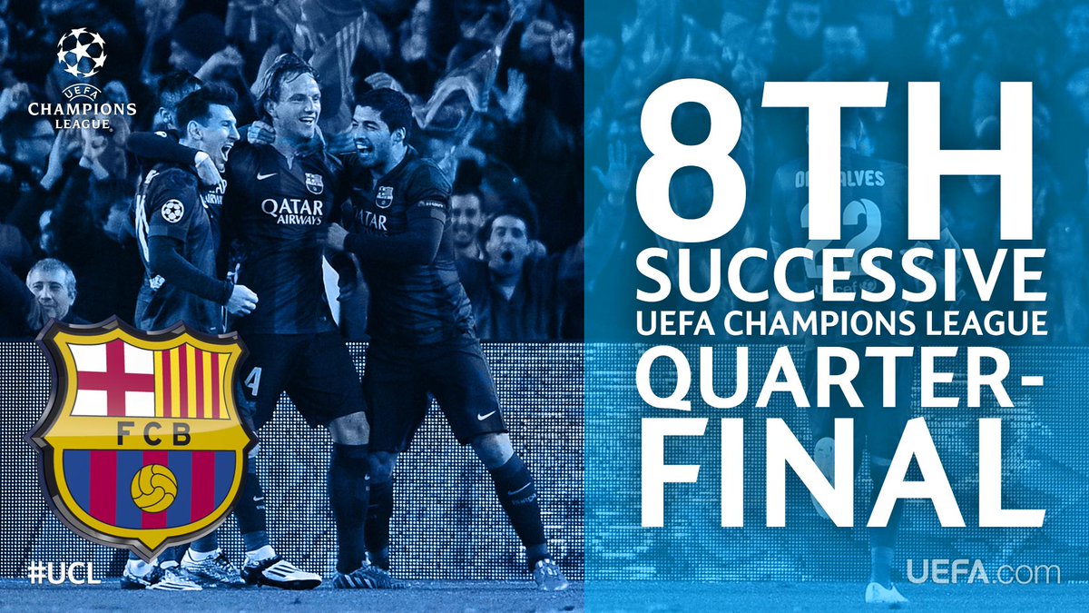 ChampionsLeague's tweet photo. Brilliant @FCBarcelona set another record ... #UCL http://t.co/eIS3e8RogH