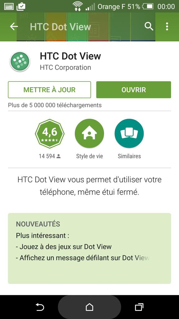 Anth084's tweet photo. Excellentes les nouvelles fonctionnalités de la #DotCover pour le #HTCOneM8. merci @htc @HTC_Fr
Cc @twandroid http://t.co/Yk4BnMbEgU