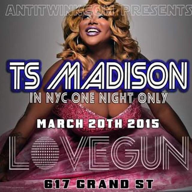 Who's ready for some <a href="/TsMadisonATL1/">Ts Madison</a> Friday night at LG? Things are going to get crazy w/ <a href="/theantitwink/">Ernie</a>
