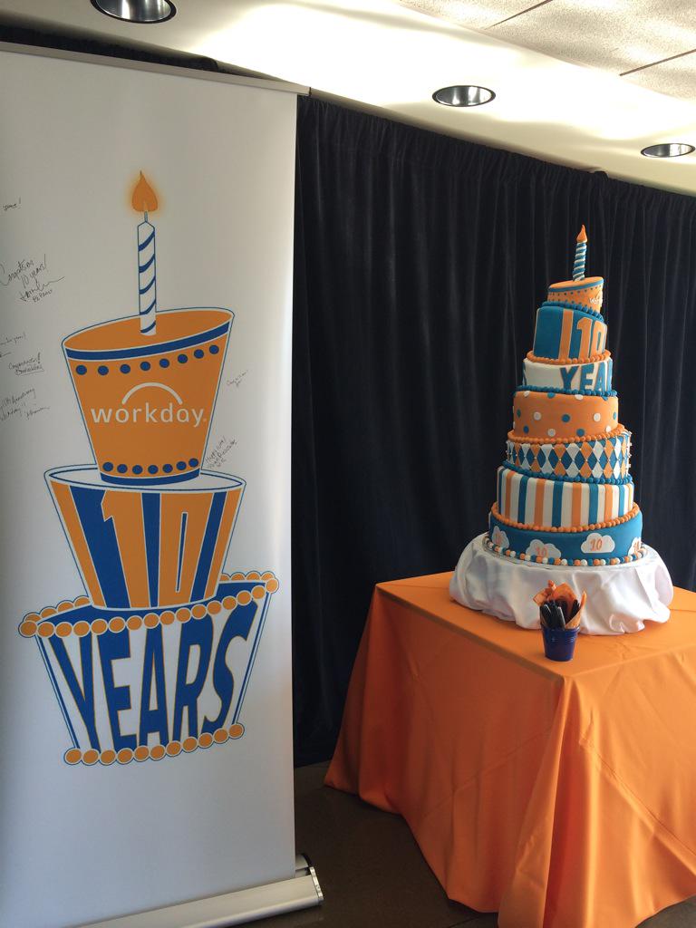 Workday's tweet photo. Huge thanks to Workday customer & World Champion @SFGiants for hosting our #Workday10 celebration! #StrongerTogether http://t.co/4GoIUad5W8