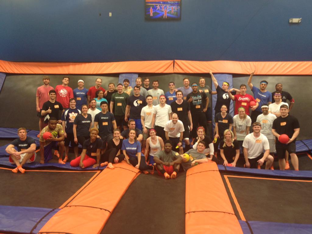 ATLTechVillage's tweet photo. Epic #AtlantaVentures dodgeball tournament tonight! We know how to Work Hard and Play Hard. http://t.co/X8FM4jQXWV
