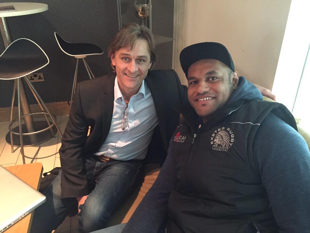 <a href="/SNaqelevuki12/">Sireli Naqelevuki</a> &amp; <a href="/JasonSmith_1/">Jason Smith</a> having a good meeting yesterday. Always a pleasure dealing with Sireli.