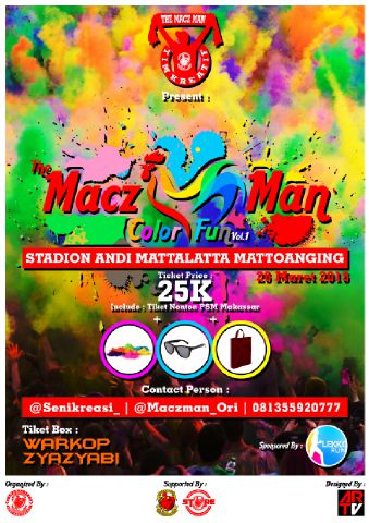 Maczman Color fun @Senikreasi_ <a href="/Maczgirl_Ori/">THE MACZ GIRL</a> 
Seru.... tiketnya laku keras dikalangan internal.