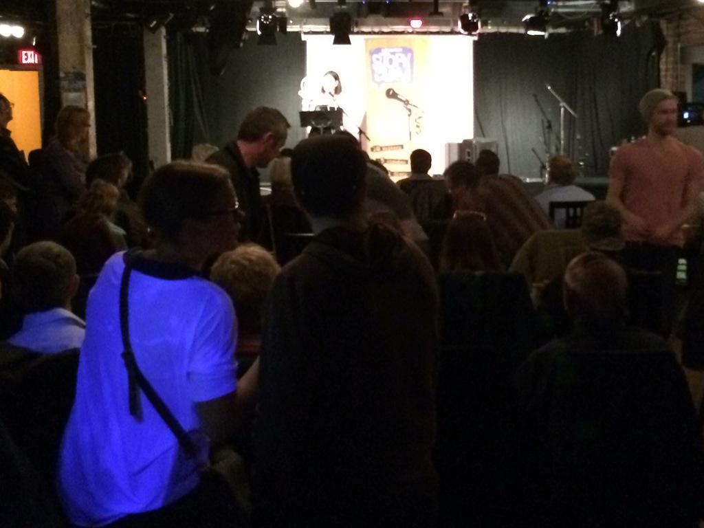 Packed, packed, packed to the brim. The @mercuryroomyeg is ready for the 2015 <a href="/yegstoryslam/">Edmonton Story Slam</a> finals. #yeg #yeglive