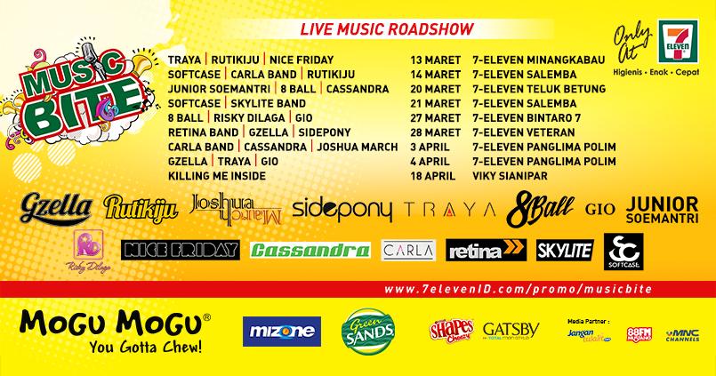 SeputarEvent's tweet photo. MALAM INI! Music Bite Live Music Roadshow di @7ElevenID Salemba w/ @skyliteofficial &amp; @softcaseID http://t.co/MeHew4TCq6