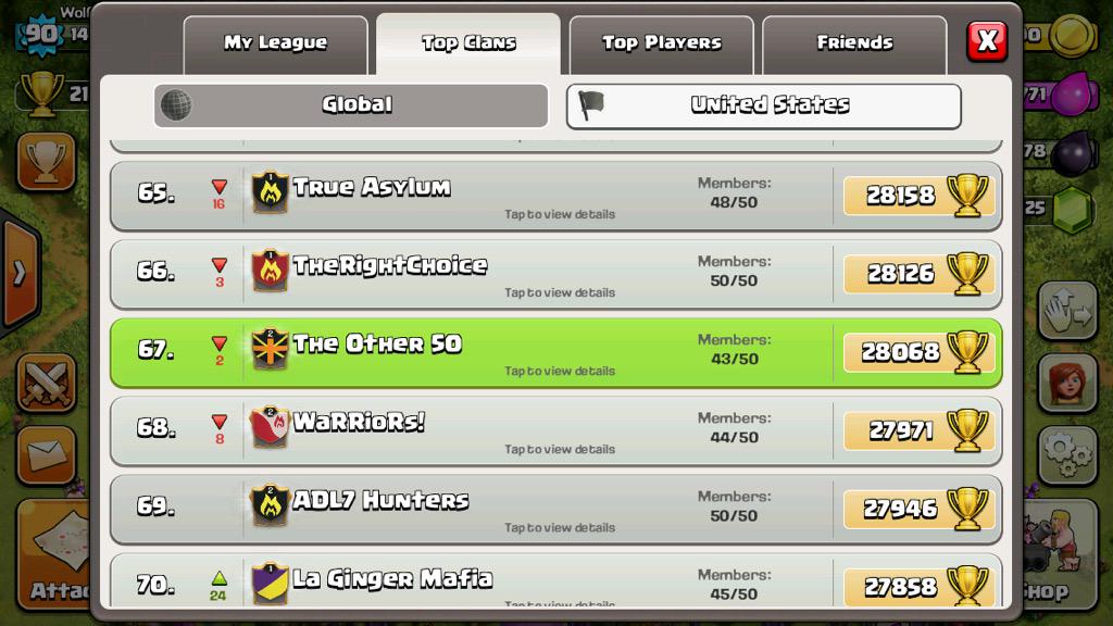 owen_coc's tweet photo. @molt_CoC @TeachBoomBeach hey we are pretty dang close in trophies http://t.co/L9Vhz6okSp