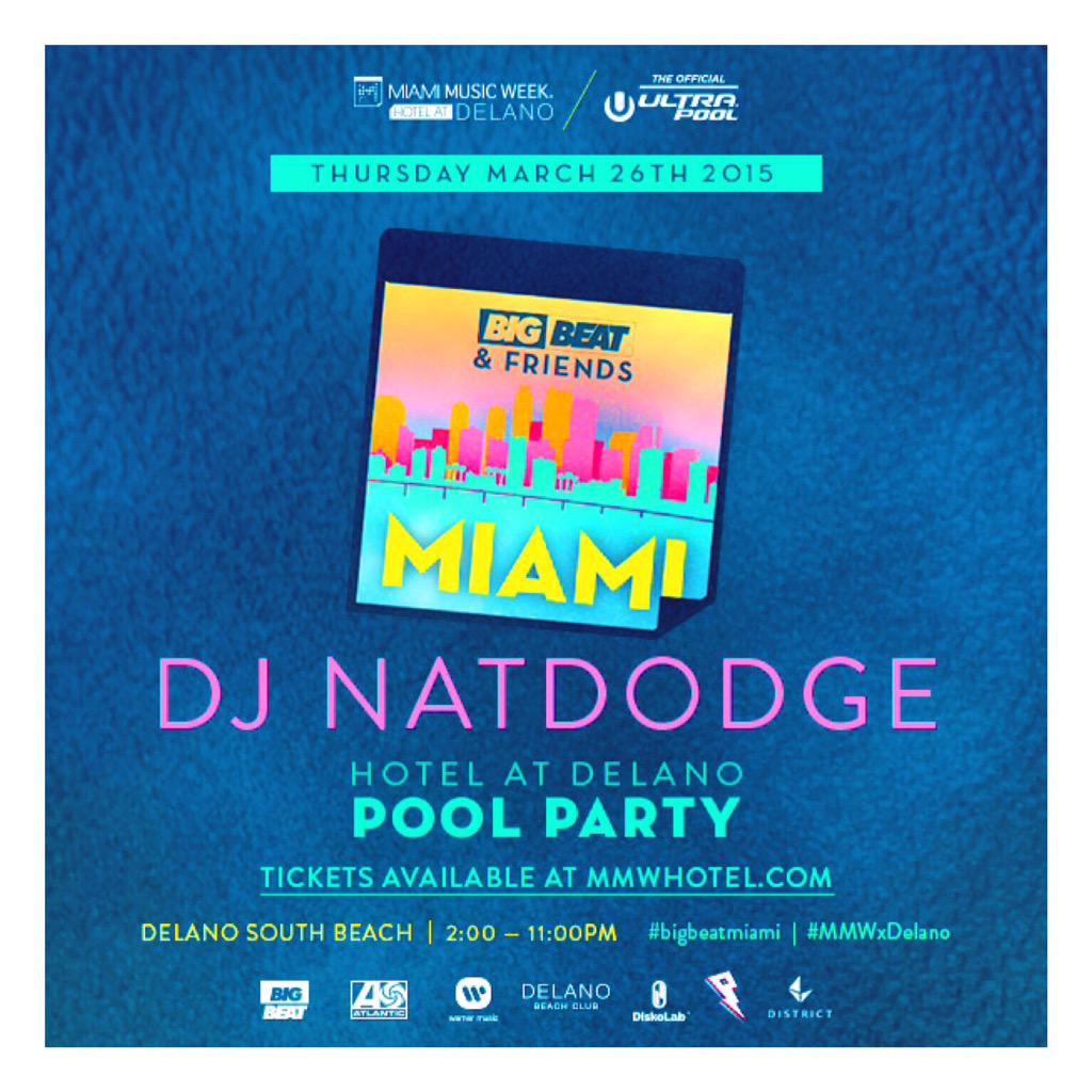 djnatdodge's tweet photo. Now all I need to sort is what to wear 👙 #bigbeatmiami #delanosobe get your tickets! http://t.co/DPOC1whTQu