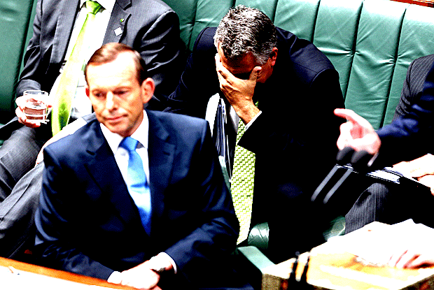 2UE_954's tweet photo. PM spooked as he claims budget repair hard work done http://t.co/37dcz4ANf7 #2UE #auspol http://t.co/z1YyeytG5q