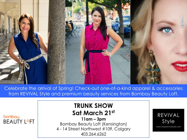 REVIVALSTYLE's tweet photo. Who's excited for Spring? We are! Join us this Saturday at our Celebrating Spring trunk show  at @BBLoft in YYC. http://t.co/Qf0aDon0kL