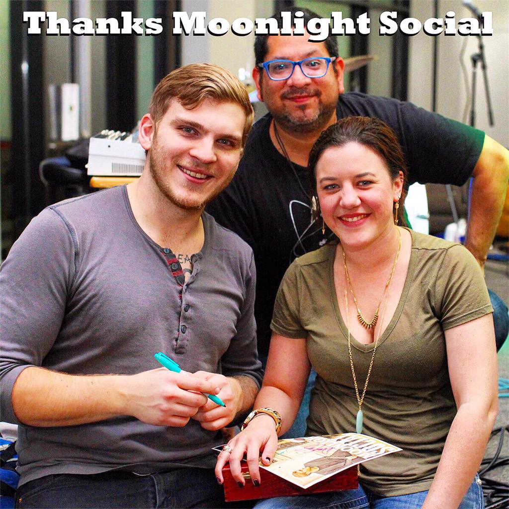 stthomashouston's tweet photo. @MoonlightSocial played an awesome set at @ustreslife Wonderful Wednesday this evening. Thanks for the great music. http://t.co/REprd7eZL3
