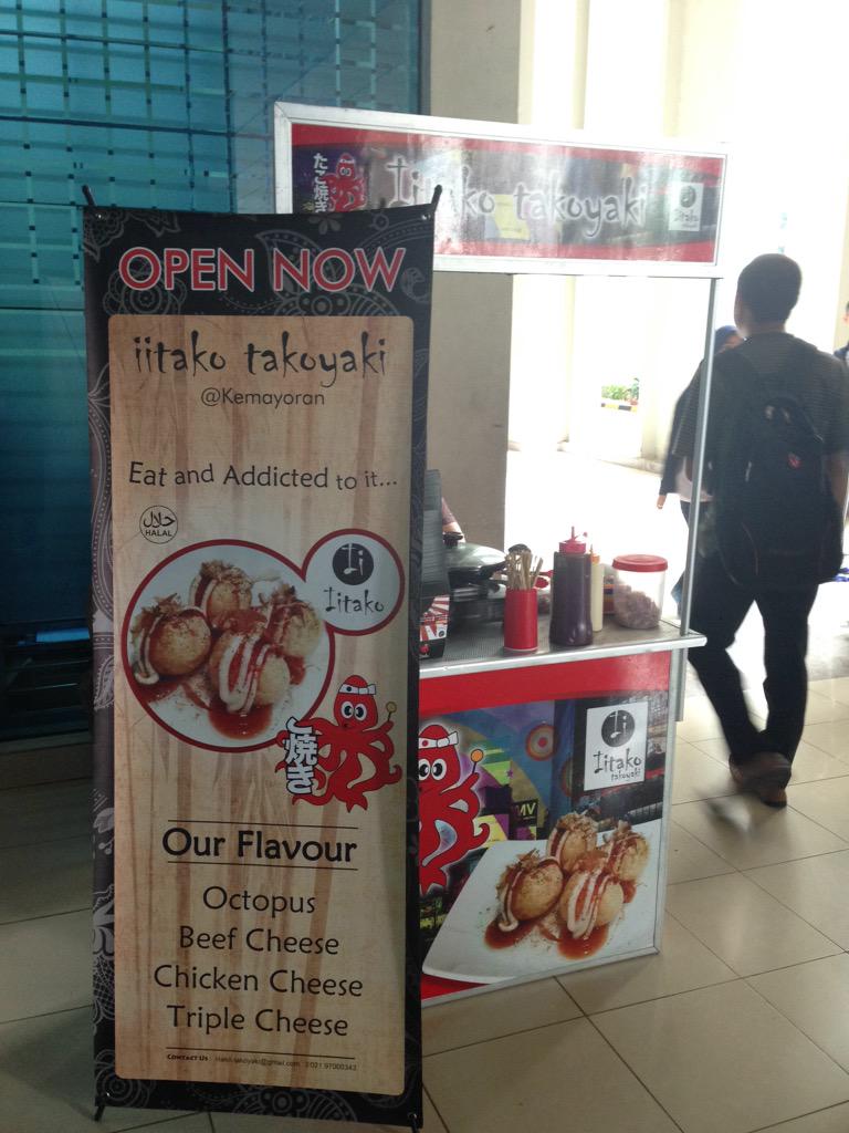 open now! iitako takoyaki 🍡🍡🍡🍡 <a href="/BazaarIF2015/">INSEAZAR</a> #IF2015
