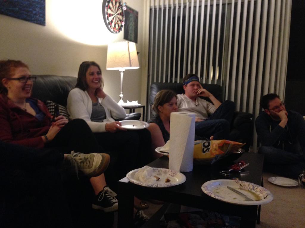 PSheppardTV's tweet photo. @Survivor_Tweet @CBS @EW Watching with Fans who stop me on the street @mcgurtus @jknappcastingg @s_flu @nrmuller http://t.co/95ay9LuXwk