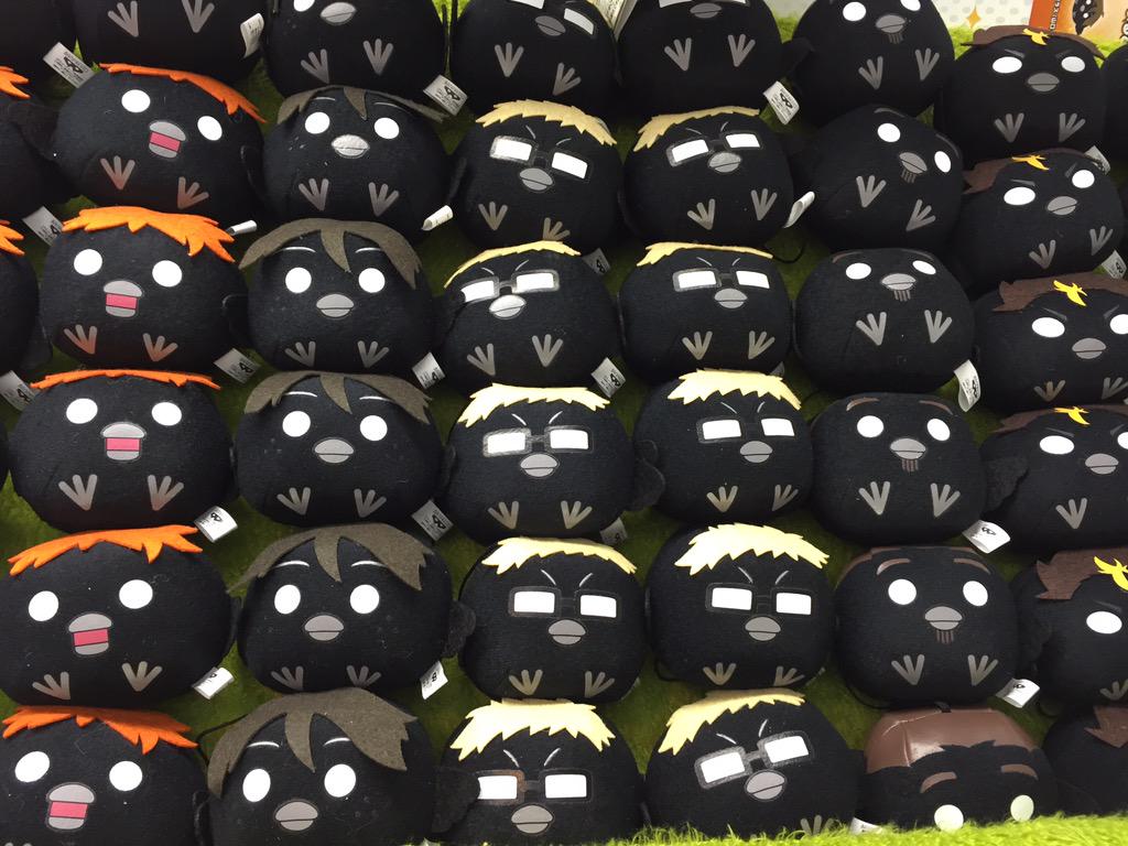 タイトーステーション 海老名ビナウォーク プライズ 同じく本日新登場の ハイキュー まるころりんぬいぐるみ 今回はvol 2で 日向と月島 山口 東峰 西谷の五人がヒナガラスになって登場しました ハイキュー ヒナガラス ゲーセン 海老名 Http