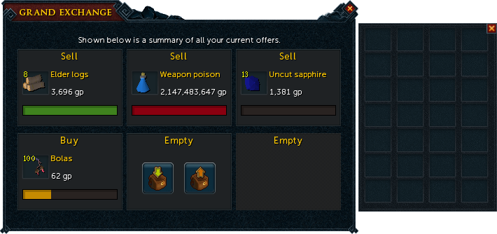 JagexMikeD's tweet photo. Have had complaints of Grand Exchange bugs on RS3. Will be sorted out ASAP. http://t.co/MIVBKt6WEu