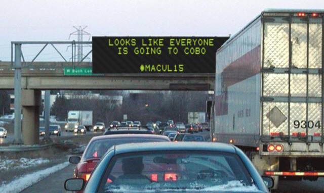 ronhoutman's tweet photo. 5,000+ will be at #macul15 today and Friday - Can’t wait to see what great learning will happen! http://t.co/YcpYLMgEWu