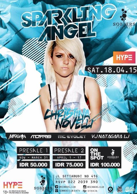 #NEXT April'18th @hypemusicasia "SPARKLING ANGELS" <a href="/SOBBERS_CLUB/">Sob</a> w/ <a href="/MissCNovelli/">Christina Novelli</a> &amp; <a href="/marinn_marino/">MARINN</a> <a href="/SeyMorris/">Erga Yasa Puraga</a>