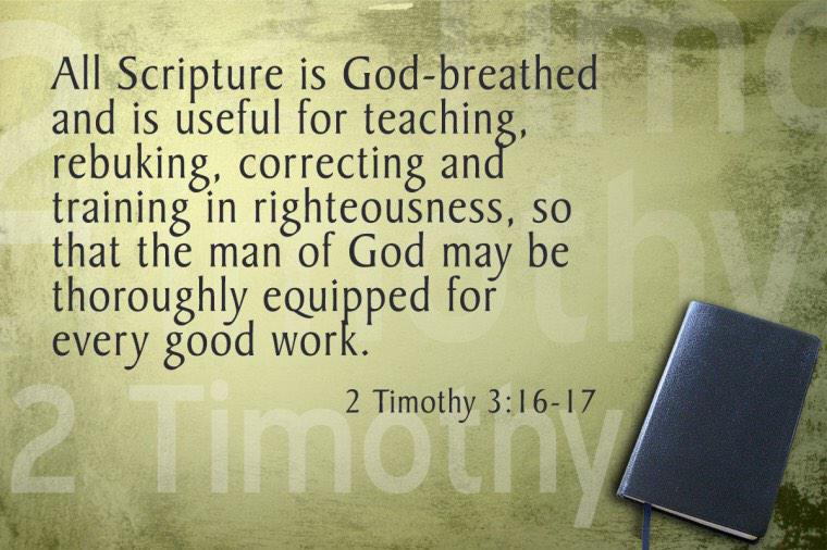proverbs35trust's tweet image. "All Scripture is breathed out by God and profitable...." 2 Timothy 3:16-17 #bibleverse #2timothy #equipped