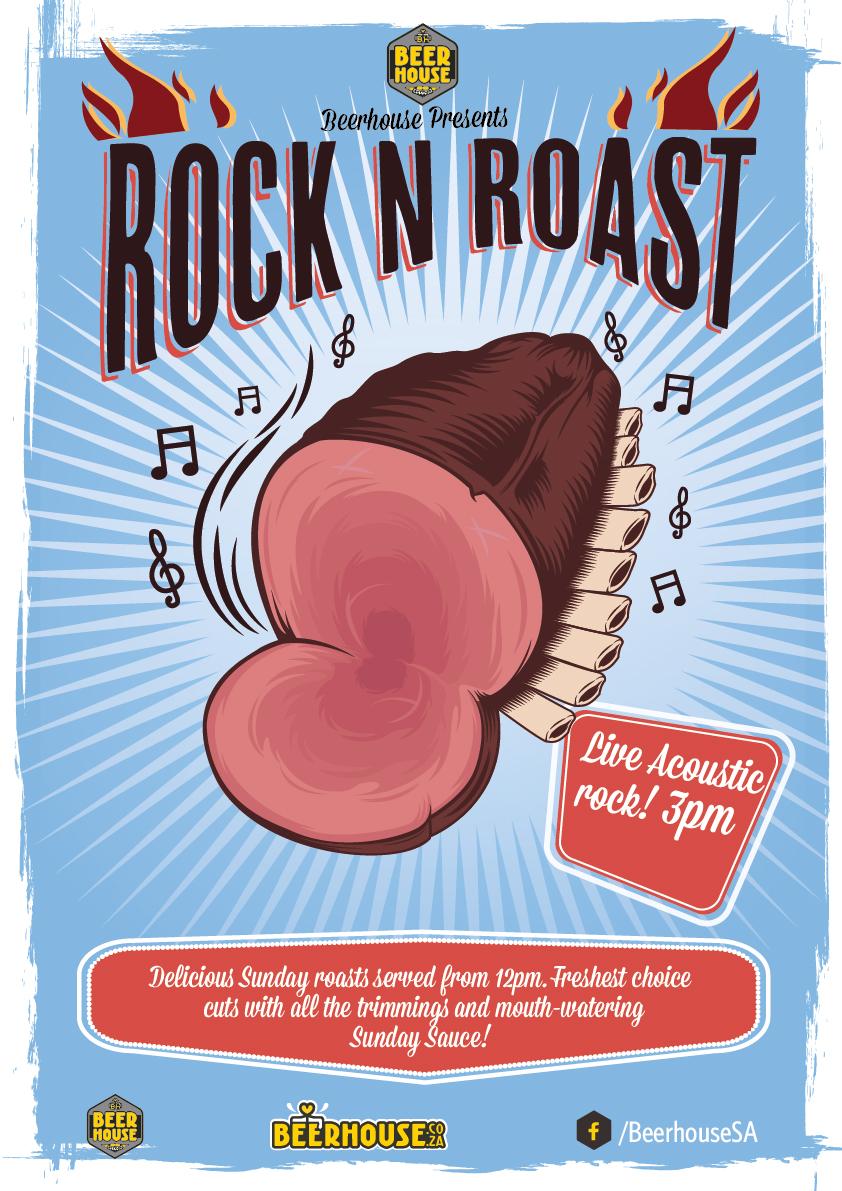 Come and join the Acoustic Blues Rock stylings of <a href="/TheStirBand/">TheStir</a> on Sunday while you feast on a delectable Sunday Roast