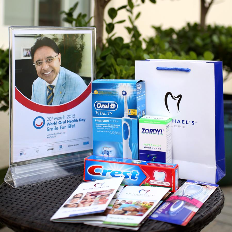 Tomorrow is #WOHD15! Tell us what makes you smile &amp; win this oral hygiene kit! goo.gl/UrEnGJ