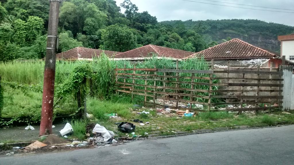 leao_rl's tweet photo. @_TvTribuna Av.Monteiro Lobato Vila Voturuá SV. Até qd ficaremos assim? Ajudem, por favor. Não queto pegar dengue. http://t.co/ND9knkbQqp