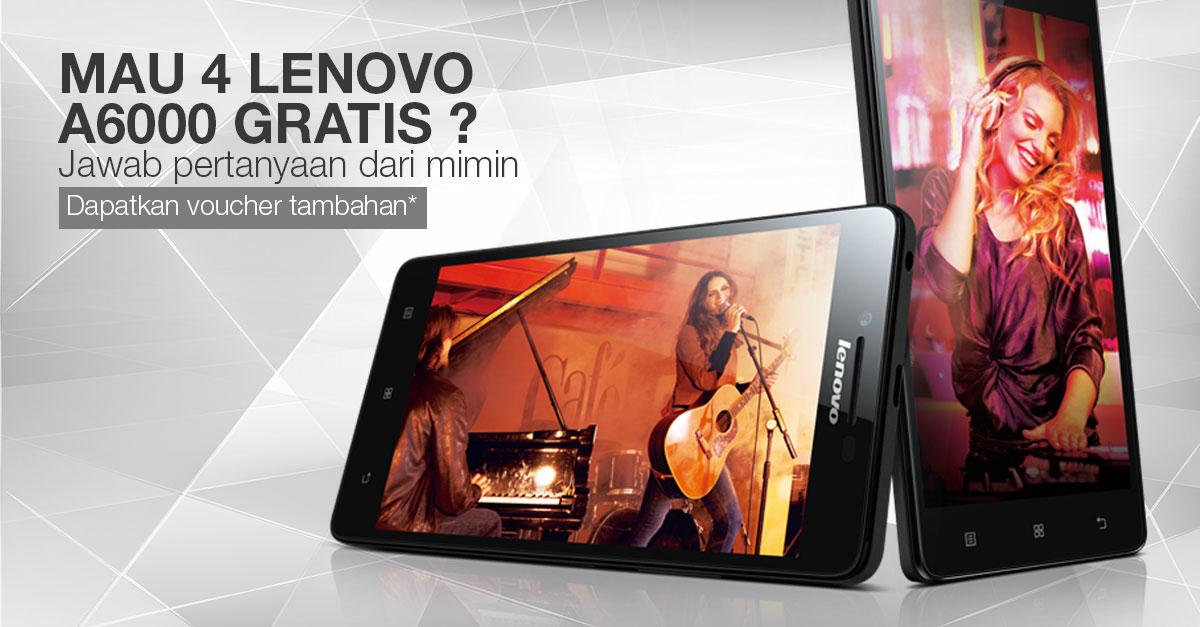 Serbakuis's tweet photo. share ah RT @lazadaid: Mau 4 #LenovoA6000 GRATIS? Ikutan kuisnya di >> http://t.co/afERBfaHX0 http://t.co/jS8oV6n7dL