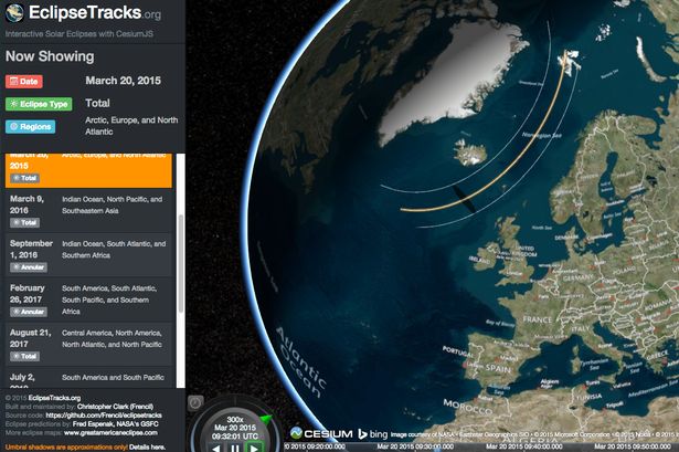 DigConnectScot's tweet photo. Excited for the #SolarEclipse? This cool 3D web tool shows its exact trajectory #scotsfTech http://t.co/EnuXnwk8xF http://t.co/qww1jhN0sR