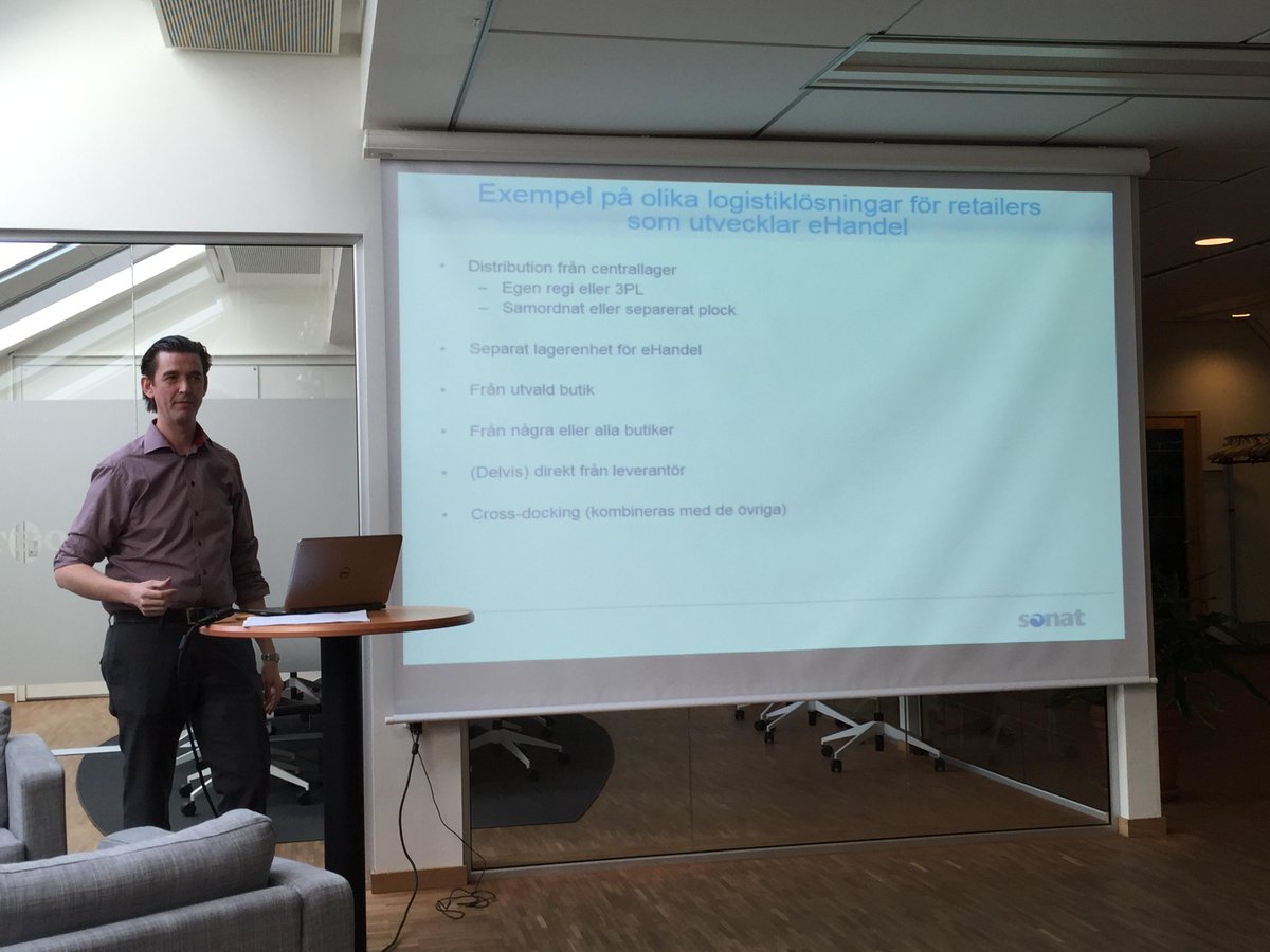 Mattias från Sonat tar upp många bra exempel på utmaningar i arbetet med logistikplattformar. #ecomthursdays #ehandel