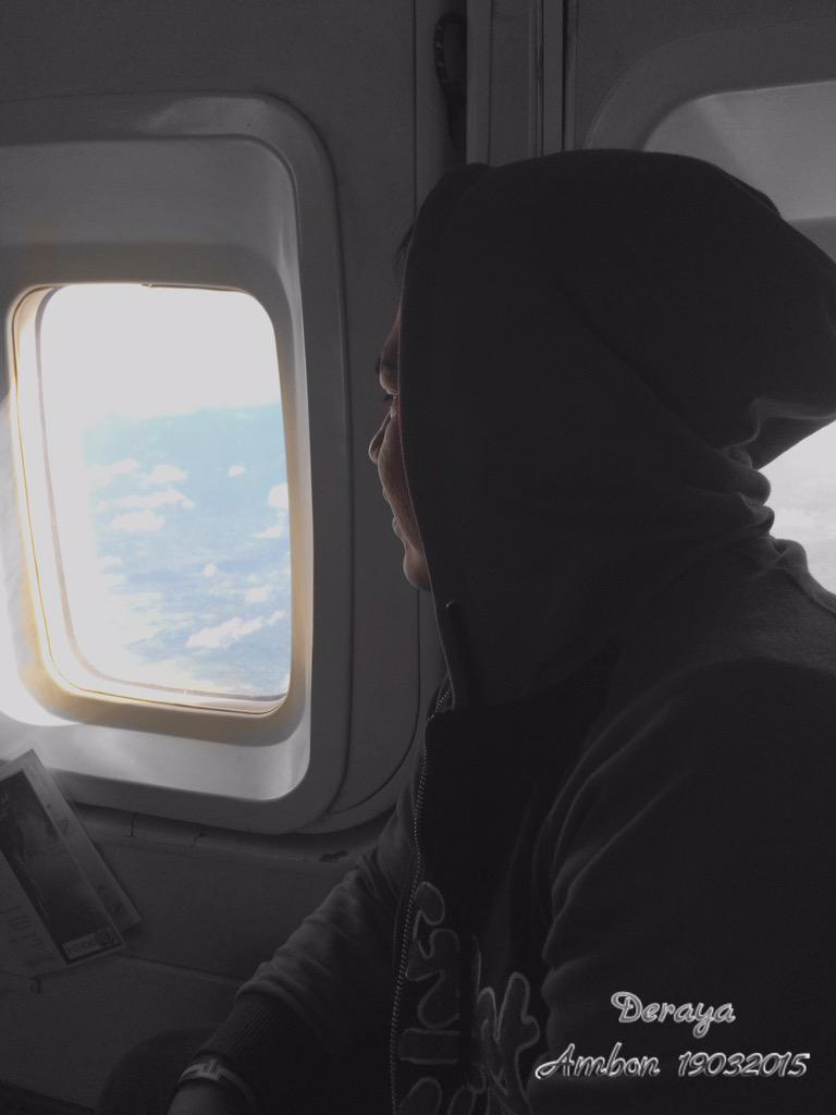 30 menit sblm landing di Bula, Kab SeramBagianTimur