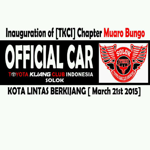 Solok gas poll peresmian TKCI Muaro Bungo #BravoTKCI
<a href="/TKCI_Official/">TKCI Nusantara</a>  <a href="/Funky20Police/">Indra Prasetia[TKCI]</a> 
<a href="/TKCI_Padang/">TKCI Padang</a> 
<a href="/dahsyatnyaTeo/">Teo setiawidodo</a>