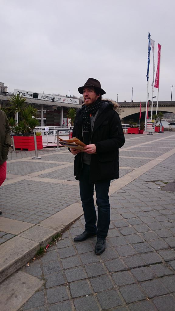 Ce matin .<a href="/Twiztour/">Twiztour</a> et .<a href="/Ma_LangueAuChat/">Ma Langue Au Chat</a> accueillent #Twizman pour 1 aventure inédite ! #teambuilding #paris