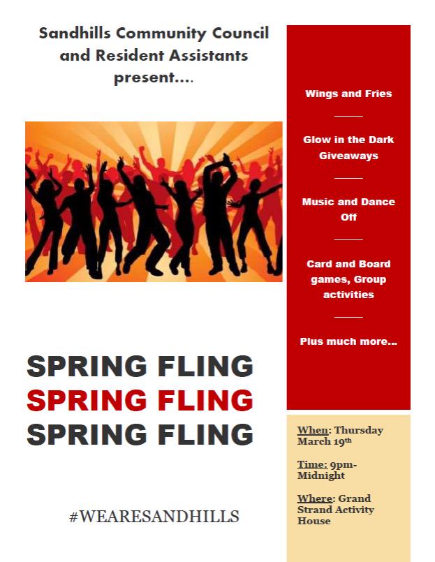 Come out to our spring fling tonight at the activity house!