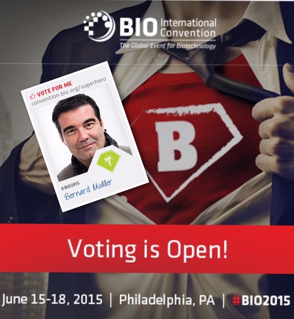 BernardusMuller's tweet photo. Honoured to be nominated as #biohero. You can vote for me everyday here till Mar 25th. http://t.co/xm9lLf3rsM http://t.co/rohFHBtP4j