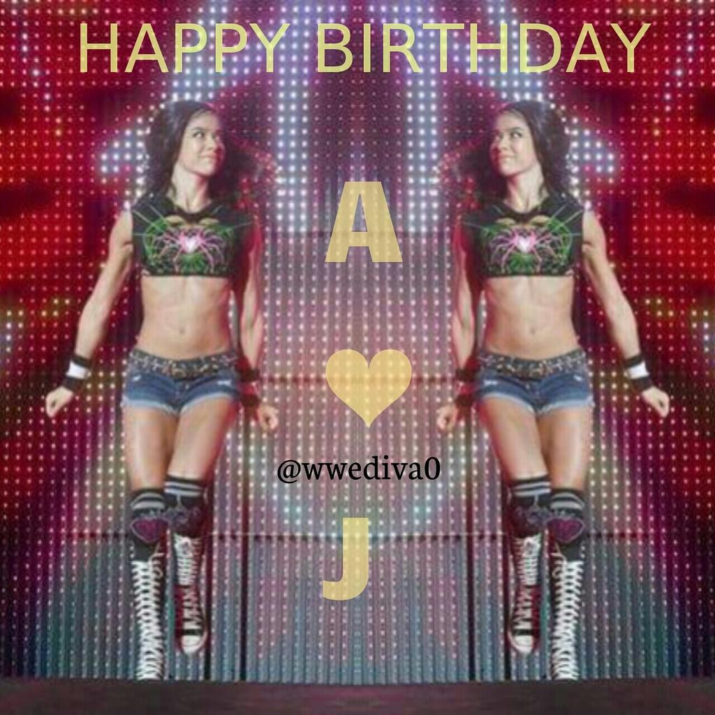 Happy 28th birthday to the best diva in the world aj Lee        