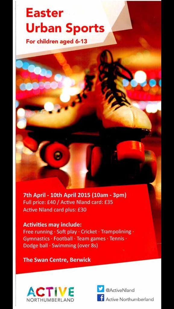 These sessions are very popular at Alnwick and the sports development team are eager to get it booked up!!!