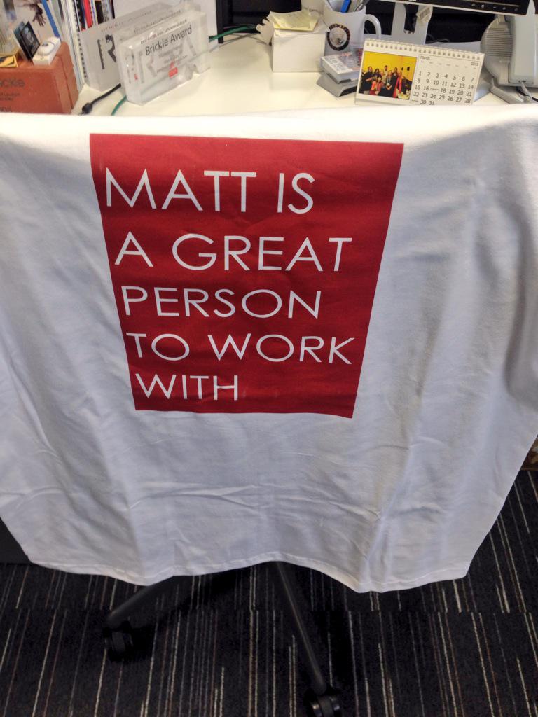 stevepknight's tweet photo. The first samples have arrived for the latest @mattbuckley awareness campaign... #vMKO http://t.co/kMFcG9uE31