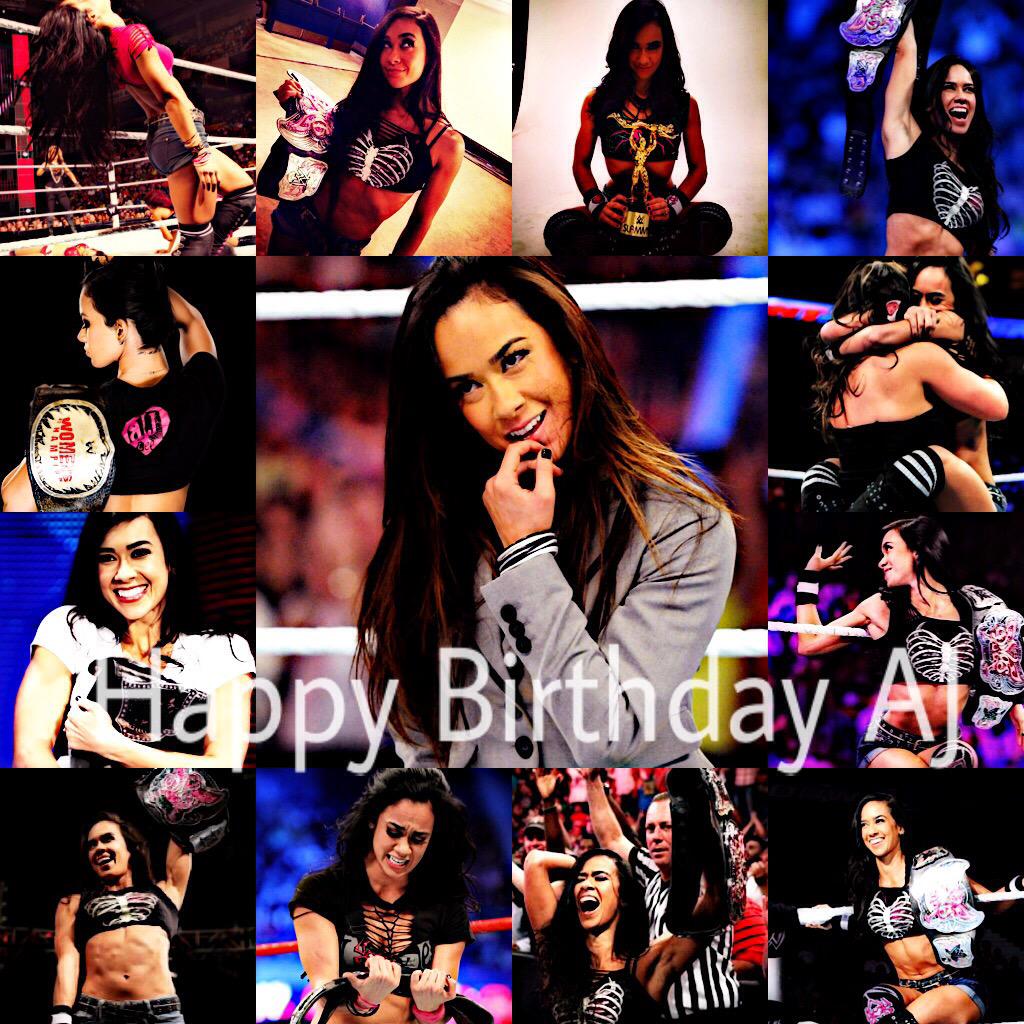 Happy birthday aj lee love you so much 