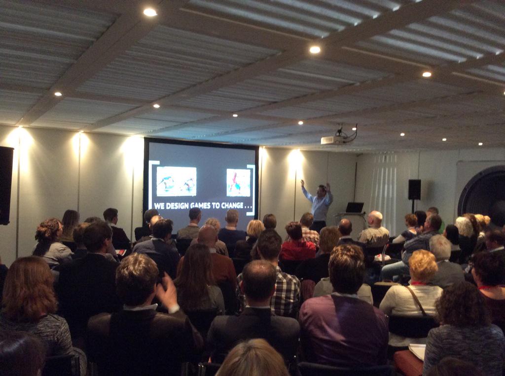 okulyk's tweet photo. eDoing is the new learning by doing: games for Health talk by Juriaan van Rijswijk #zict15 #ehealth http://t.co/CnlaiKlRxz