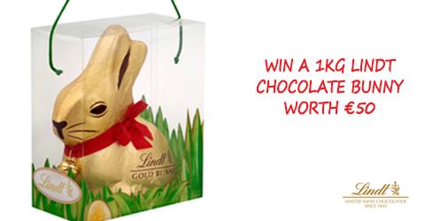 WIN 1 of 4 @Lindt_IRL Gold Bunnies worth €50 each!  RT and follow for your chance to win!