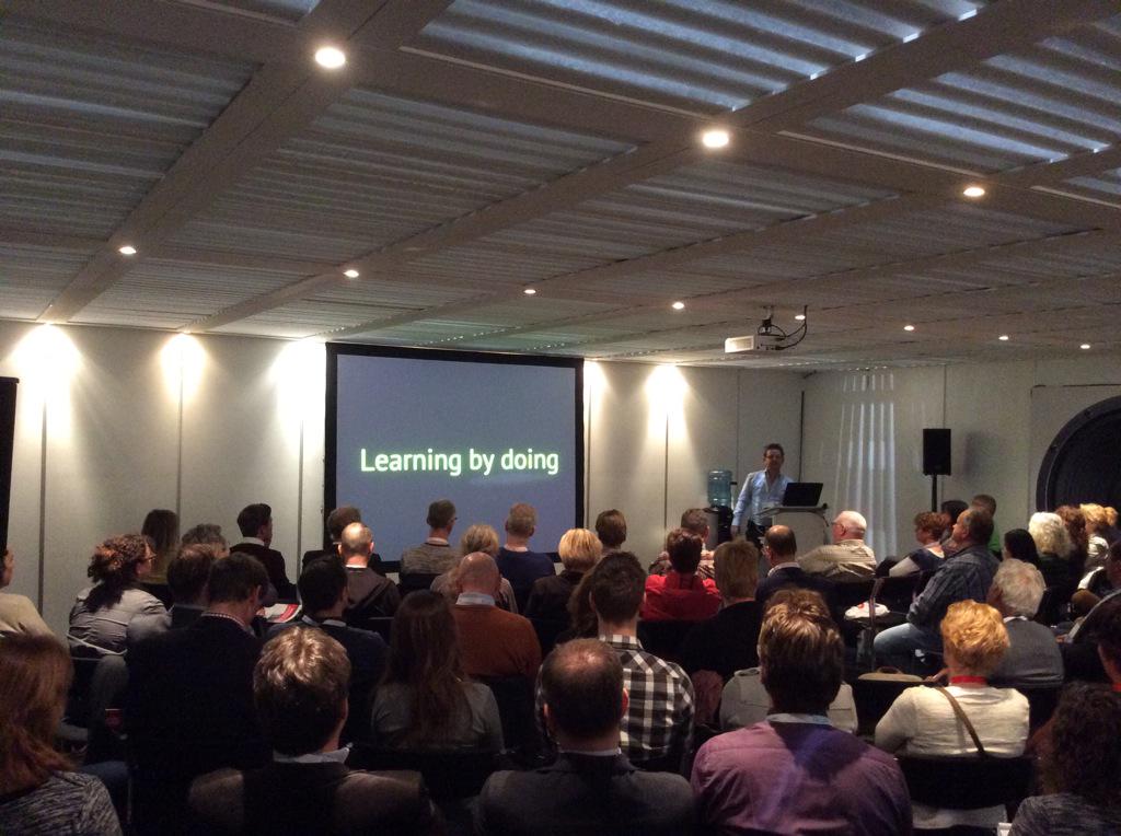 okulyk's tweet photo. eDoing is the new learning by doing: games for Health talk by Juriaan van Rijswijk #zict15 #ehealth http://t.co/CnlaiKlRxz