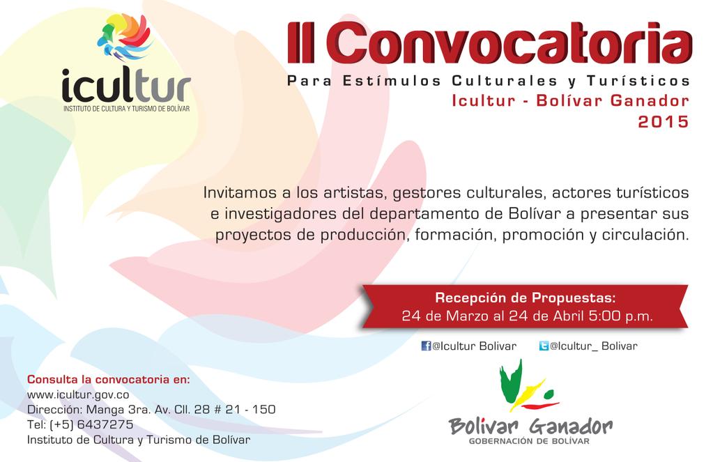 GobDeBolivar's tweet photo. #BolívarGanador e @icultur_Bolivar te financian tu proyecto cultural. 
Descarga el Reglamento>http://t.co/u3KldXZgwq http://t.co/HBX6czXivu