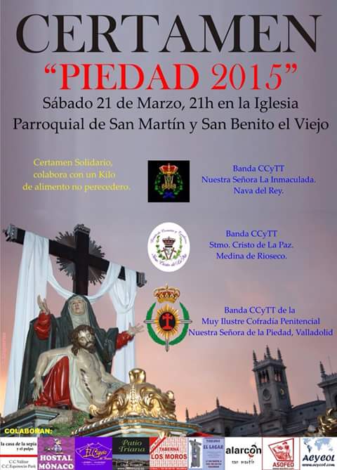 Os recordamos el cartel del Certamen en el que tocaremos este Sábado. ...