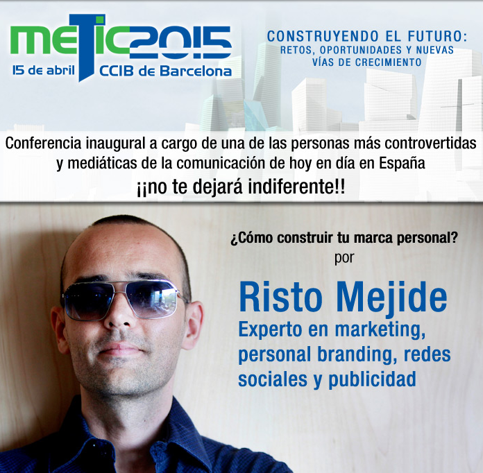 <a href="/ristomejide/">Risto Mejide</a> en #Metic2015 "Cómo construir tu marca personal" buff.ly/1FERLyE #DigitalSignage @techdata_es