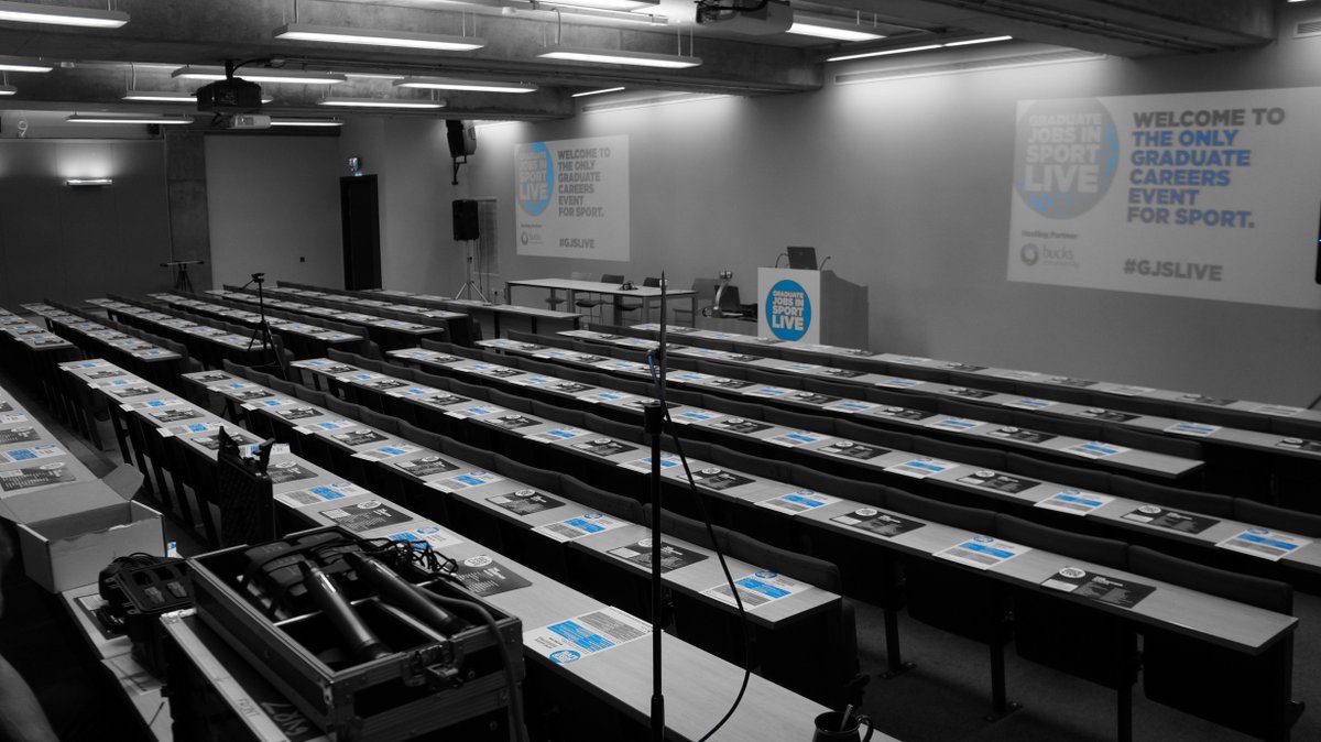 BucksSport's tweet photo. We are ready for @GJSLIVE 2015, starting at 10:30am - please take your seats http://t.co/2JSrgJLOqy